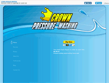 Tablet Screenshot of crownpressurewashing.com